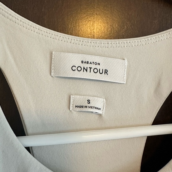 Aritzia Babaton Contour Ruched Racer Mini Dress. NWT - Picture 4 of 5